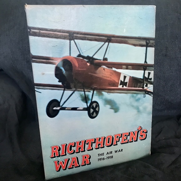 Vintage Richthofen’s War Board Game 1972 Avalon Hill Red Baron WWI Aerial Combat - Picture 1 of 16